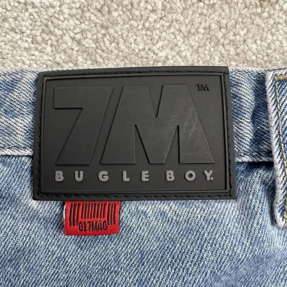 Bugle Boy Size 34 Men’s Baggy 7M Denim‎ Blue Jeans